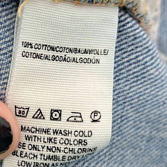 Free People We The Free Women's Blossom Rigid Distressed Skinny Jeans size 30 - Picture 8 of 9